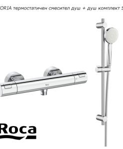 Roca Комплект със стенен смесител за душ T-500 A5A2E18C00+A5B3413C00