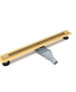 Ултратънък лентов сифон за баня ICD 500010/60GOLD NEW 60см.