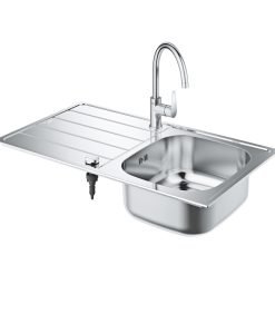 Grohe Bau Комплект кухненска мивка и смесител 31562SD1