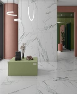 Гранитогрес матиран ECOCERAMIC модел AREQUIPA WHITE HONED 60*120