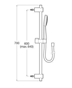Roca Душ комплект с душ слушалка Stella A5B3413C00