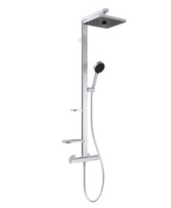 IDEAL STANDARD душ система с термостатен смесител CERATHERM ALU+BE210SI