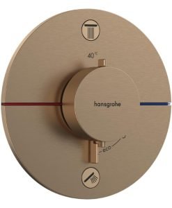 Термостатен смесител за вграждане за вана/душ HANSGROHE SHOWERSELECT COMFORT S 15554140 бронз