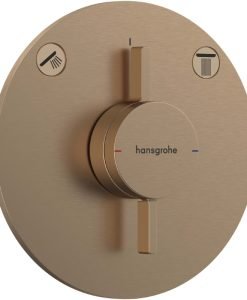 Смесител за вграждане за вана/душ HANSGROHE DUOTURN S 75418140 бронз мат
