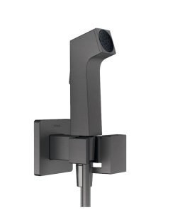 Hansgrohe Комплект хигиенен душ 29233340 + 29235180 черен хром мат