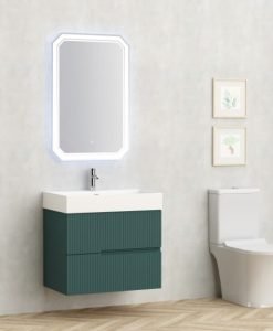 Outlet PVC шкаф за баня ELORIA 7056DG dark green
