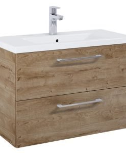 ROCA шкаф за баня с две чекмеджета и мивка UNIK ROMA PLUS COMACT A852474808 rural oak 81