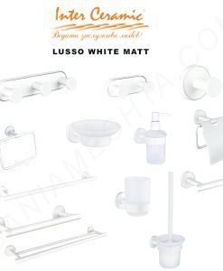 Аксесоари за баня серия LUSSO WHITE MATT