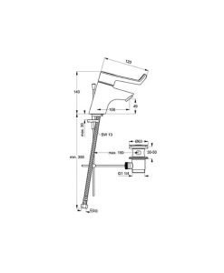 IDEAL STANDARD смесител за умиалник CERAPLUS B8218AA