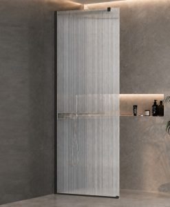 Стационарен параван RIVELLE BLACK MAT 125BM-60