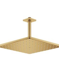 GROHE RAINSHOWER MONO 310 CUBE комплект душ пита с таванно рамо 26566GN0 Brushed Cool Sunrise