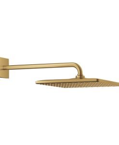GROHE RAINSHOWER MONO 310 CUBE комплект душ пита със стенно рамо 26564GN0 Brushed Cool Sunrise
