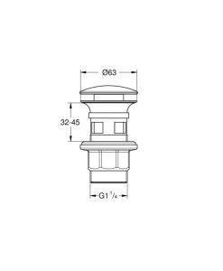 Клик сифон за мивка с преливник Grohe 1024642430