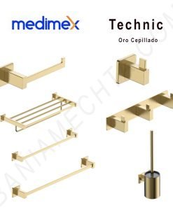 MEDIMEX Аксесоари за баня серия Technic Oro Cepillado