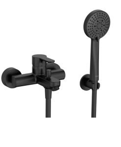 Смесител за вана-душ с аксесоари Roca L20 A5A0109NB4 Matt Black