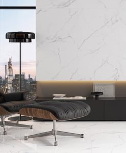 Гранитогрес полиран GURAL SERAMIK модел CALACATTA GRIGIO 80*80
