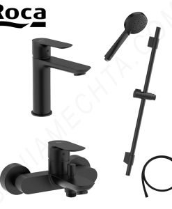 Промо комплект смесители Roca Cala matt black