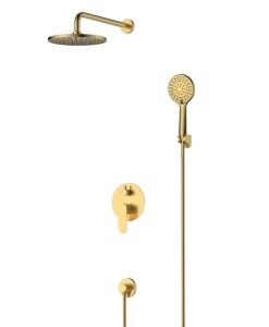 Душ система за вграждане ARIA 07819053BG brush gold