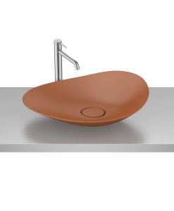 Порцеланов умивалник за монтаж в/у плот ROCA FINECERAMIC OHTAKE 62.5см A327A1PTC0